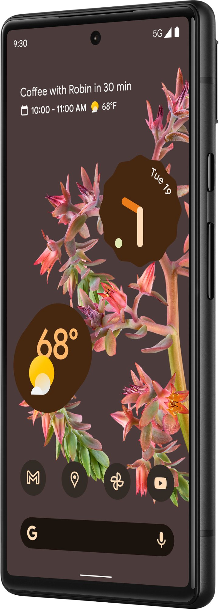Google Pixel 6 5G 256GB (Unlocked) - Stormy Black (Certified Refurbished)