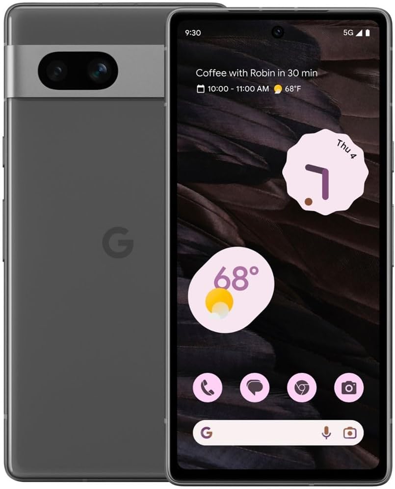 Google Pixel 7a 128GB (Unlocked) - Charcoal (Pre-Owned)