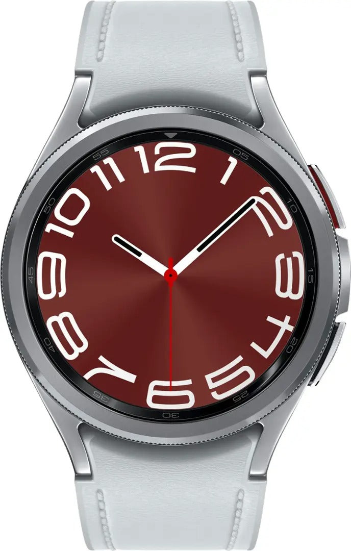Samsung Galaxy Watch 6 Classic (Wifi + LTE) 43mm Silver Hybrid Eco-Leather Band (Pre-Owned)
