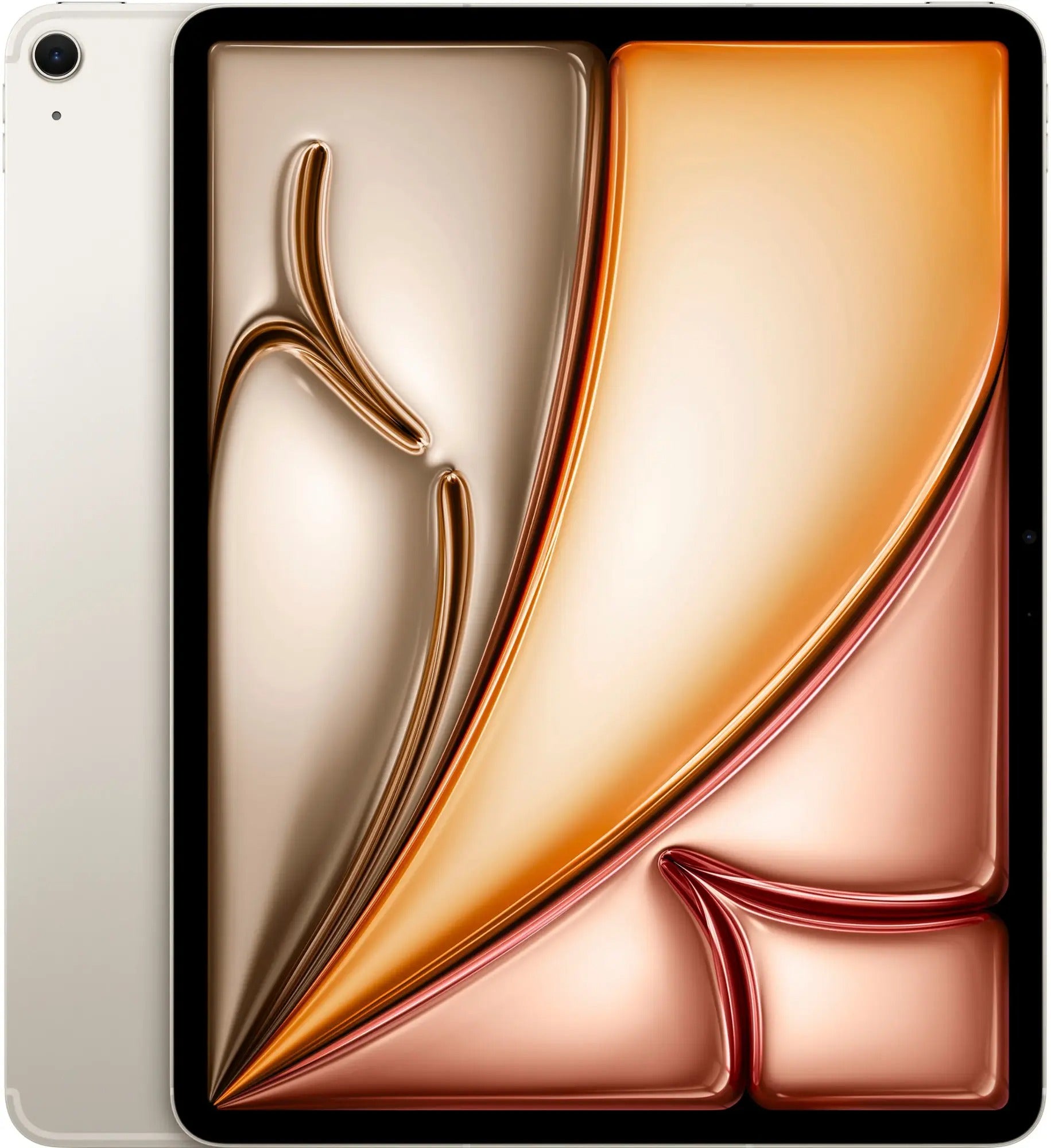 Apple iPad Air M2 (2024)(13") - 256GB, Unlocked All Carriers - Starlight (Certified Refurbished)