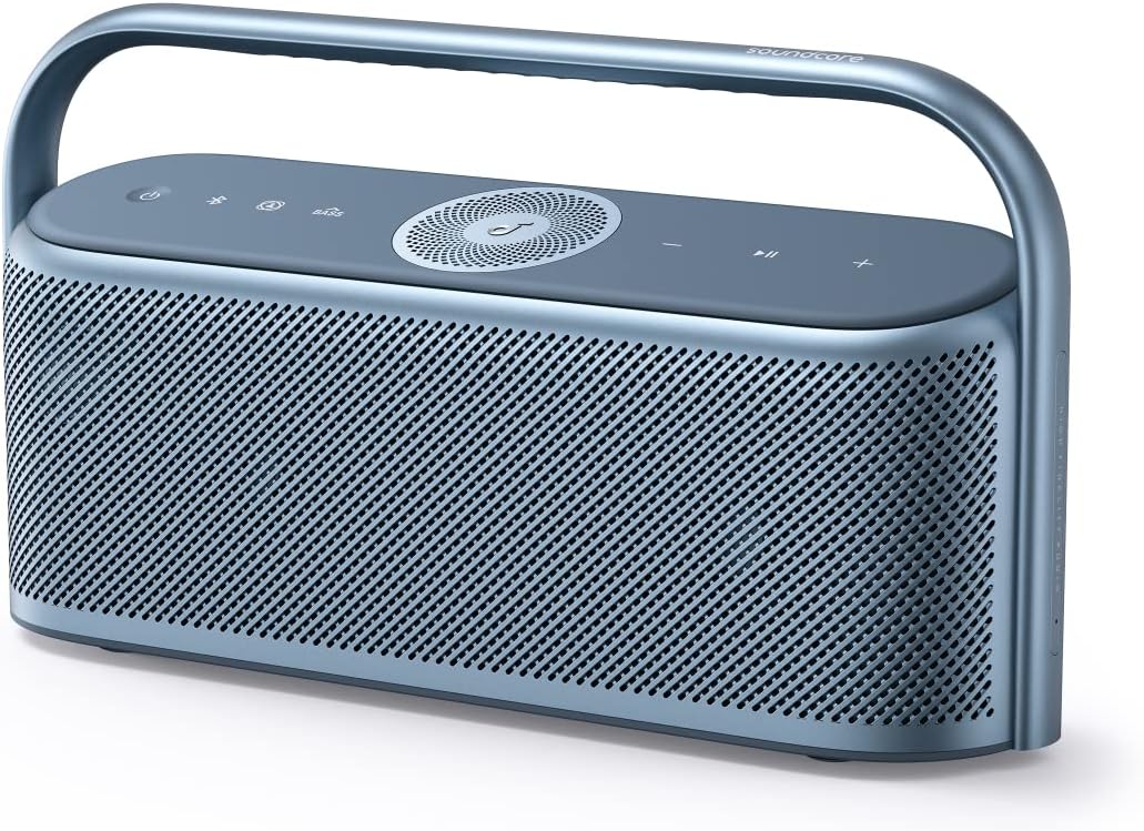 Soundcore Motion X600 Portable Bluetooth Speaker with Spatial Audio - Lunar Blue (Certified Refurbished)