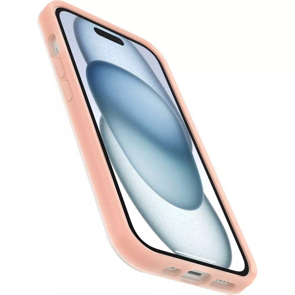 OtterBox SYMMETRY SERIES Case for Apple iPhone 15, 14, & 13 - Peachy Bloom (New)