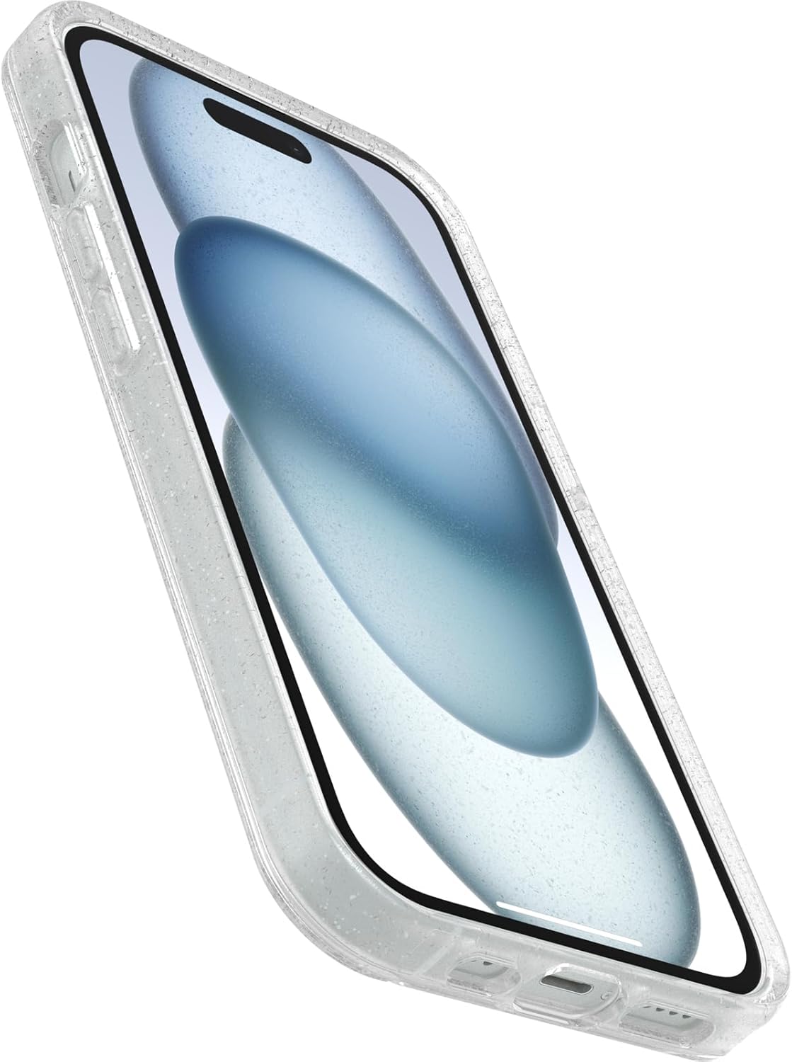 OtterBox SYMMETRY SERIES Clear Case for iPhone 15 - Stardust (Clear Glitter) (Certified Refurbished)
