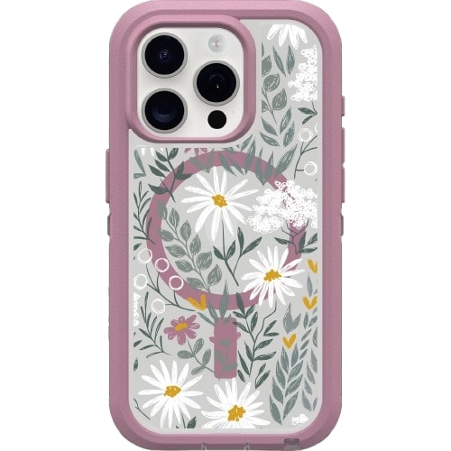 OtterBox DEFENDER SERIES XT case w/MagSafe for iPhone 15 Pro - Orchid Advice (77-93276) - Refurbished