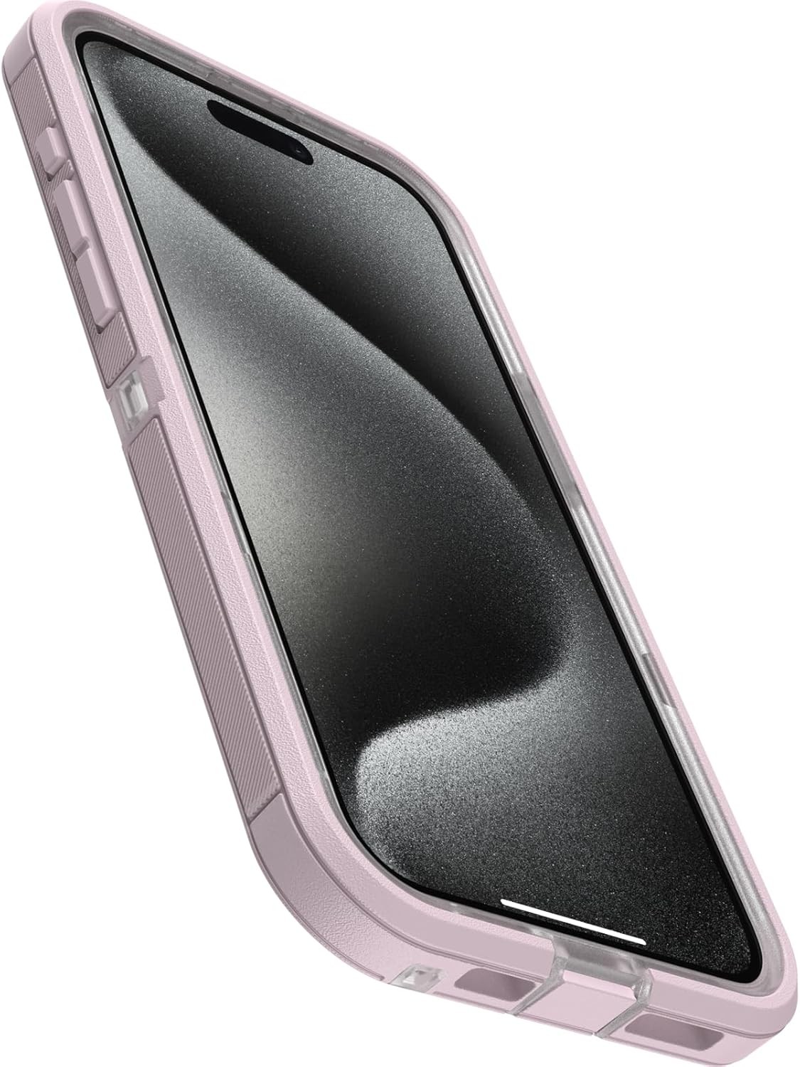 OtterBox DEFENDER SERIES XT Case for iPhone 15 Pro Max - Mountain Frost (Clear / Pink) (Certified Refurbished)