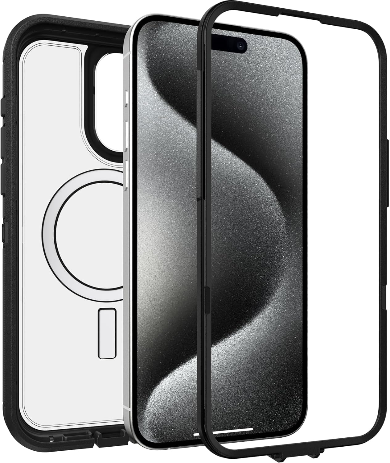 OtterBox DEFENDER SERIES XT Case for iPhone 15 Plus - Dark Side (Certified Refurbished)