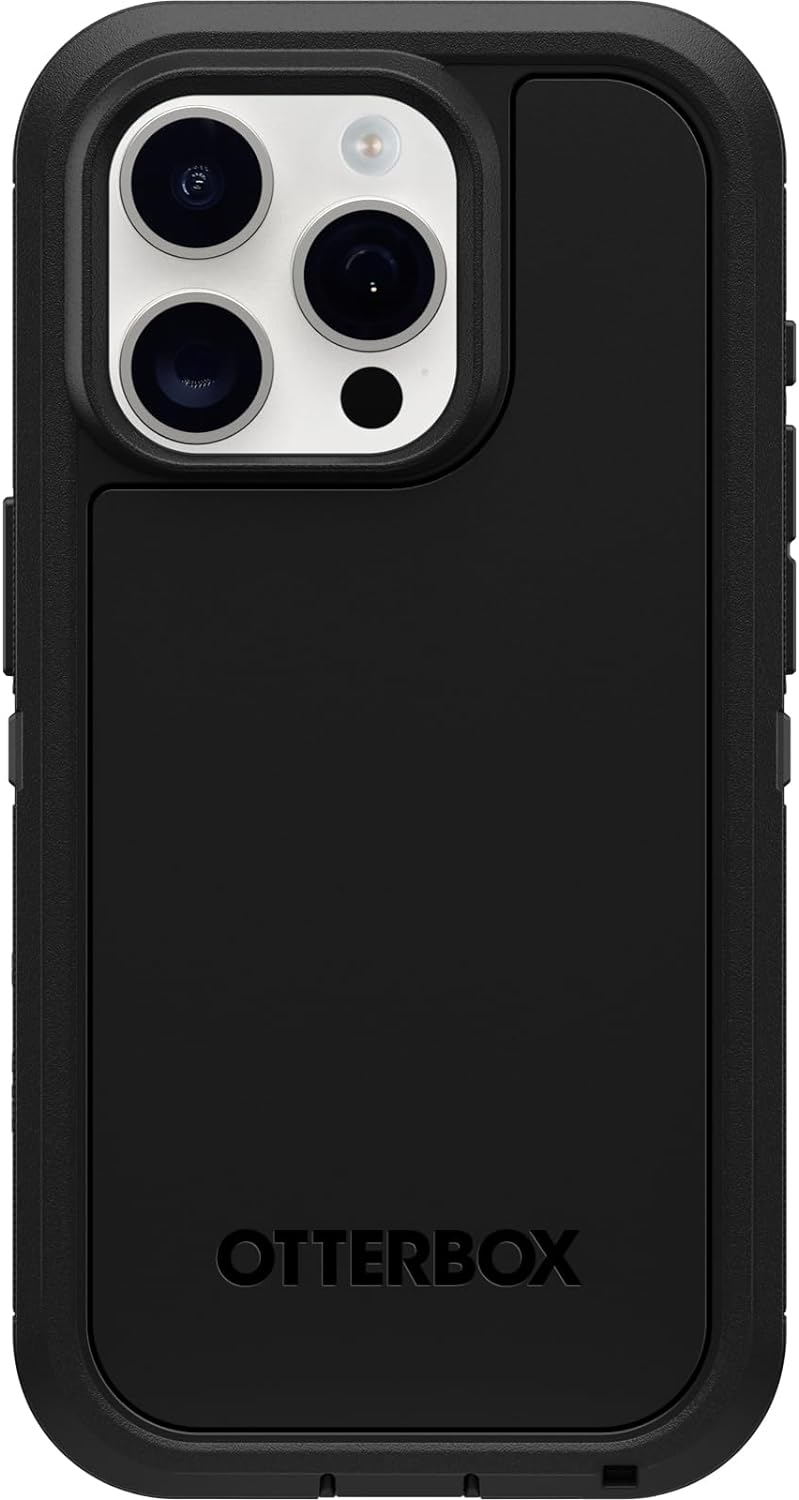 OtterBox DEFENDER SERIES XT case w/MagSafe for iPhone 15 Pro - Black (77-92955) - Refurbished