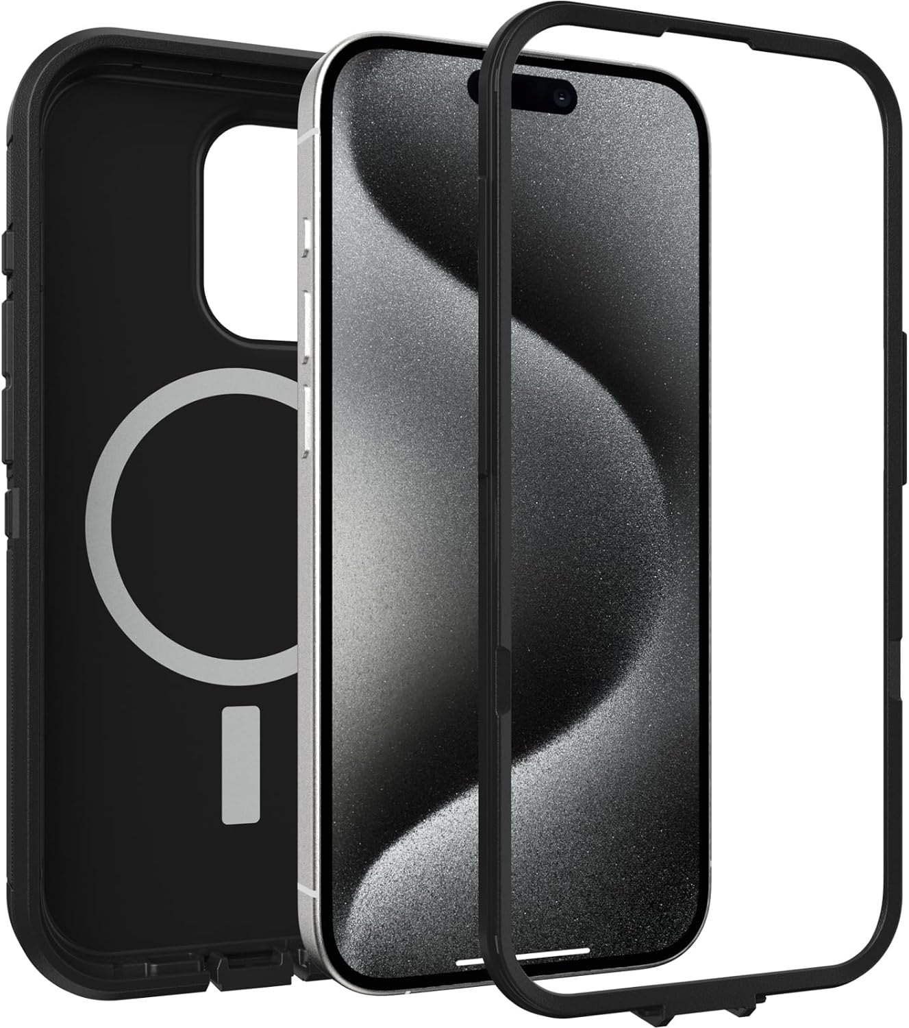 OtterBox DEFENDER SERIES XT case w/MagSafe for iPhone 15 Pro - Black (77-92955) - Refurbished