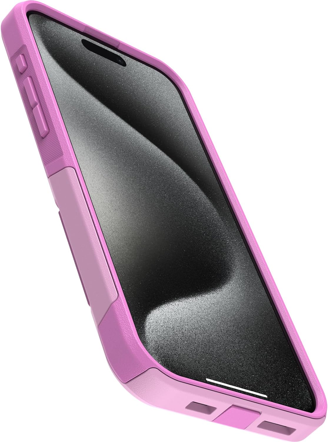 OtterBox COMMUTER SERIES Case for Apple iPhone 15 - Run Wildflower (Pink) (Certified Refurbished)