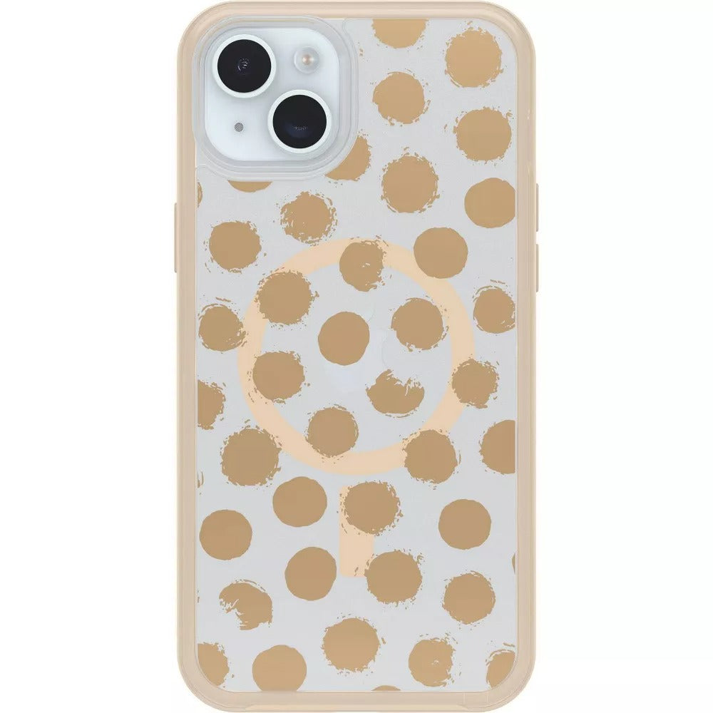 OtterBox SYMMETRY SERIES Clear Case for iPhone 15 Plus/14 Plus - Dotting Around (Certified Refurbished)