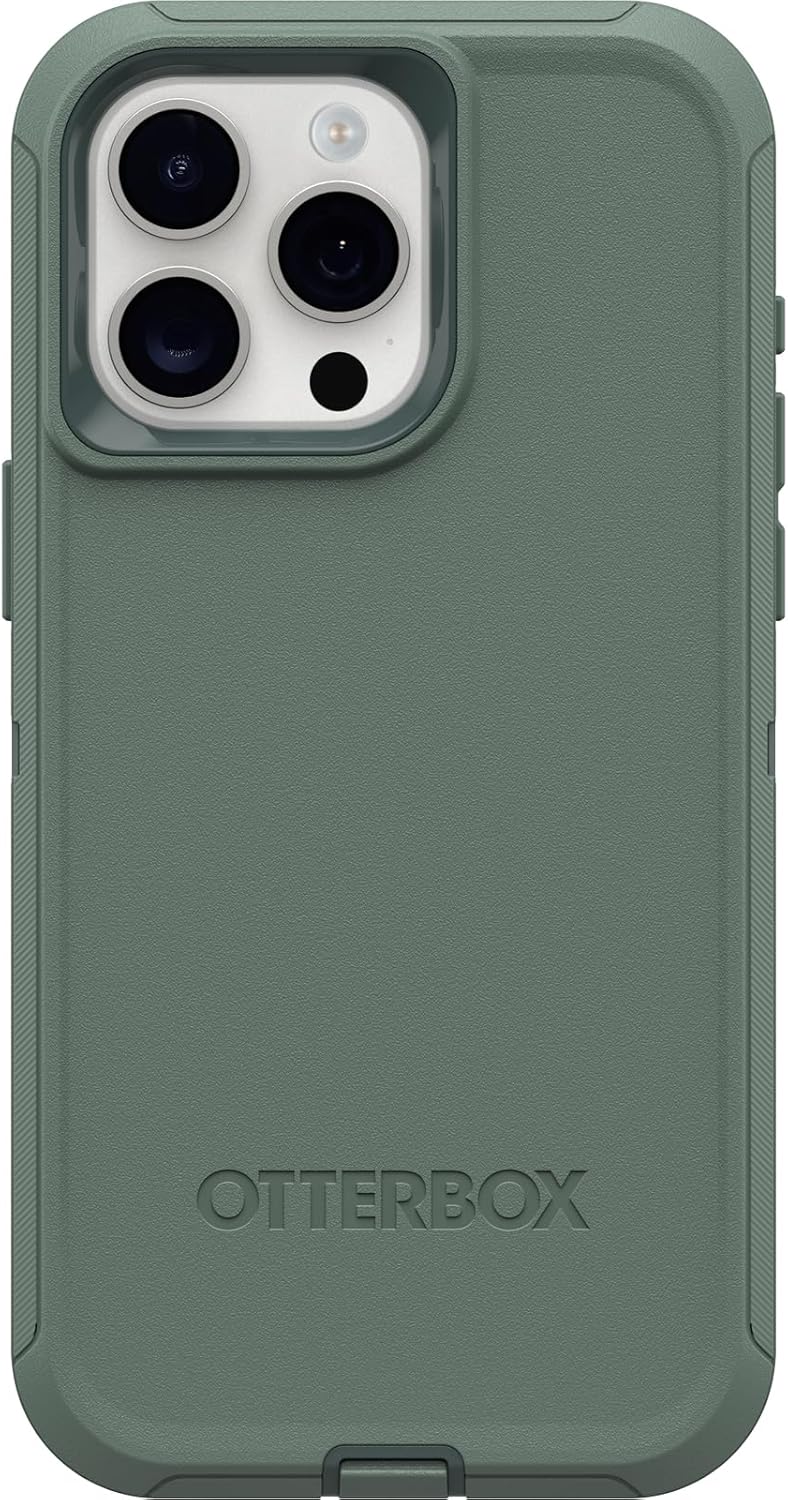 OtterBox DEFENDER SERIES Case for iPhone 15 Pro Max - Forest Ranger (Green) (New)