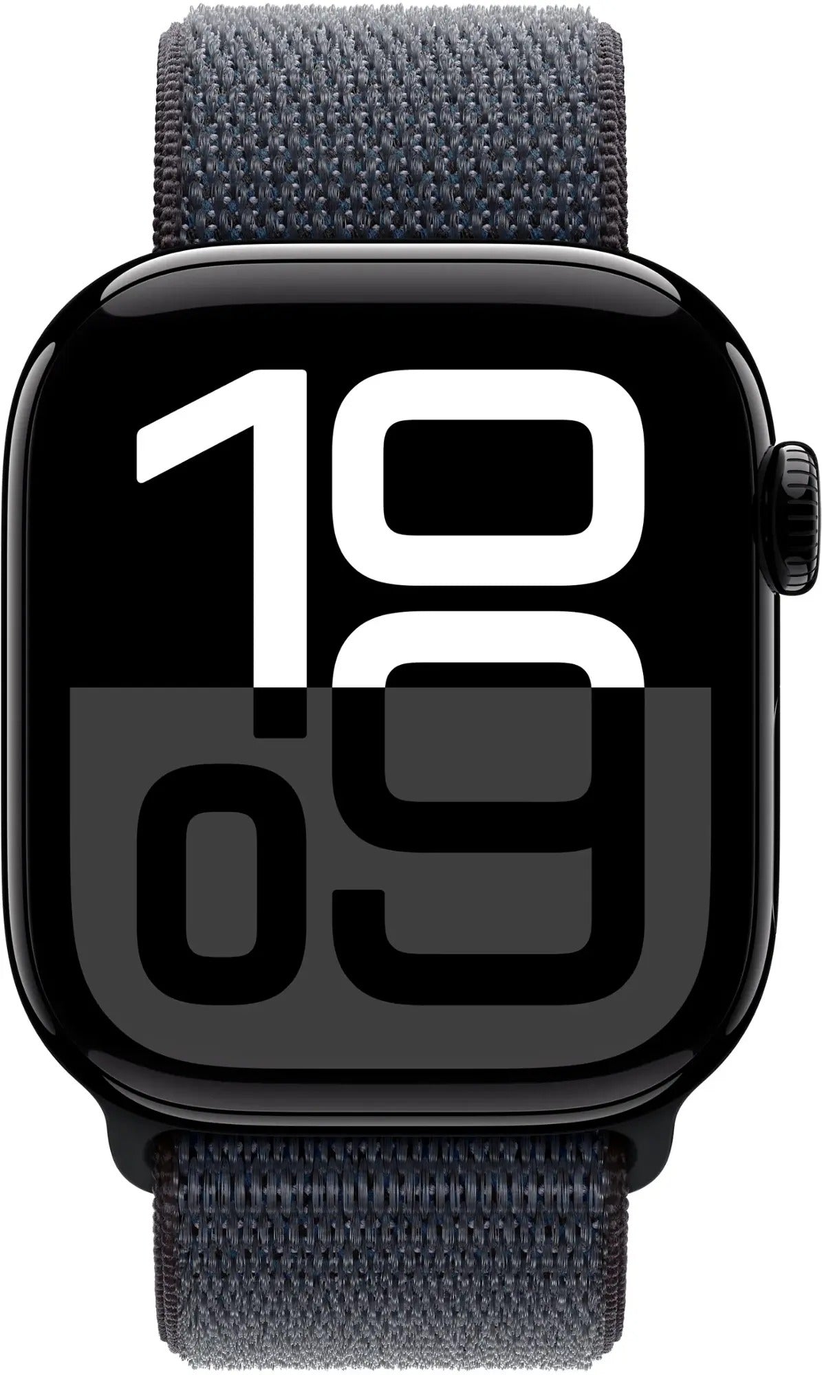 Apple Watch Series 10 (GPS+LTE) 42mm Jet Black Aluminum Case Black Sport Loop (Refurbished)