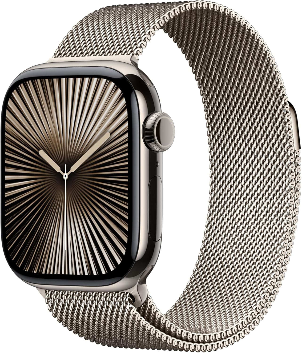 Apple Watch Series 10 (GPS+LTE) 46MM Natural Titanium Case Milanese Loop (Used)