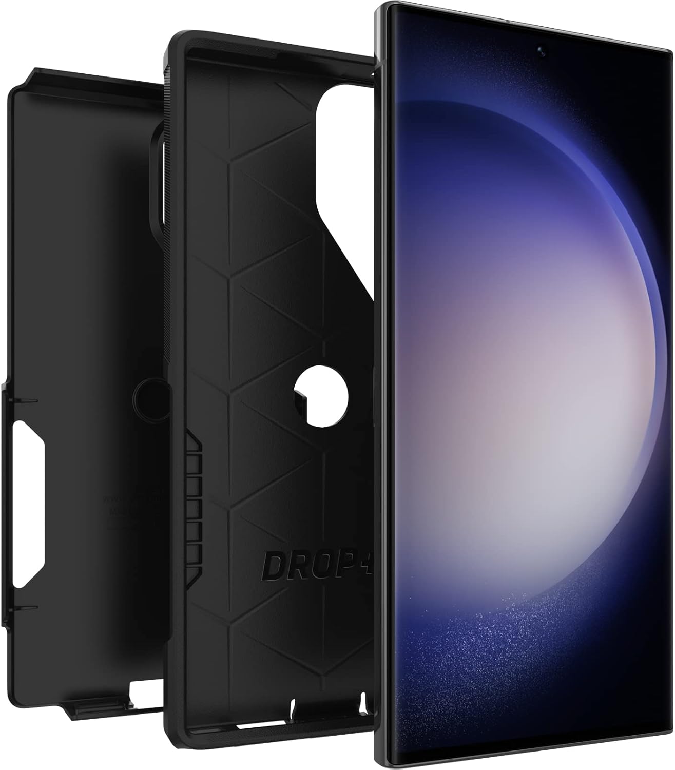 OtterBox COMMUTER SERIES Case for Samsung Galaxy S23 Ultra - Black (Certified Refurbished)