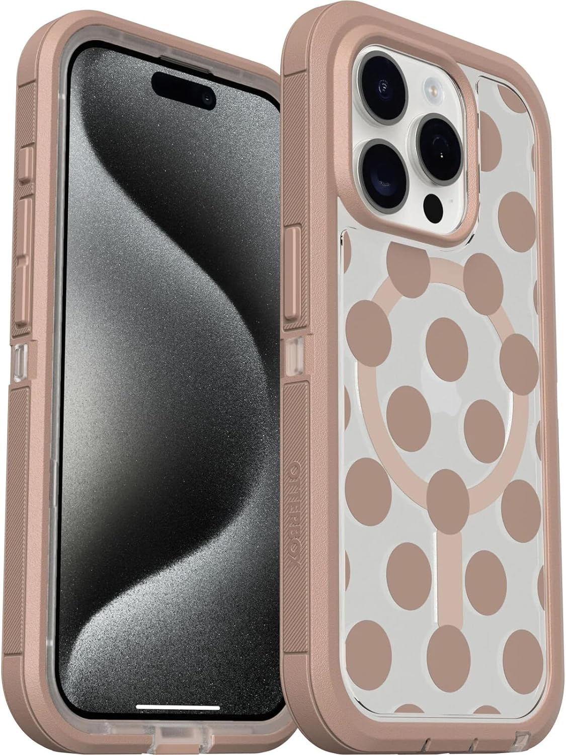 OtterBox DEFENDER SERIES XT case w/MagSafe for iPhone 15 Pro - Seeing Spots  (77-93274) - Refurbished