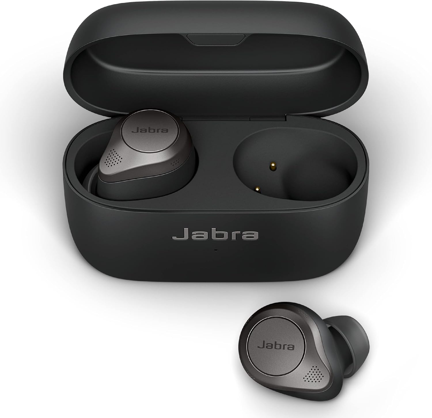 Jabra Elite 85t True Wireless Advanced Active Noise Cancelling Earbuds - Titanium Black (Refurbished)