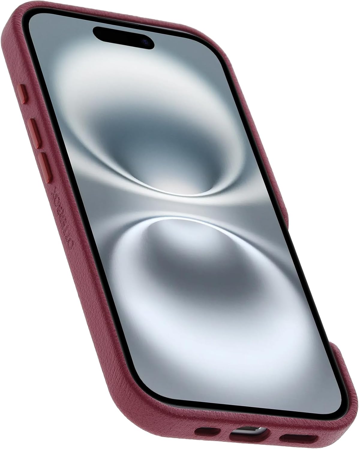 OtterBox SYMMETRY SERIES Cactus Leather  Case for iPhone 16 - Foxberry (Pink) (Certified Refurbished)