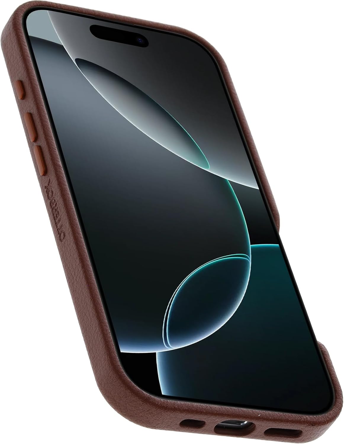 OtterBox SYMMETRY SERIES Cactus Leather Case for iPhone 16 Pro Max - Rich Adobe (Brown) (Certified Refurbished)