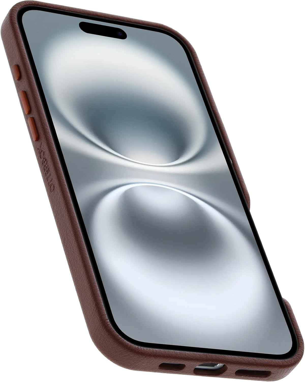 OtterBox SYMMETRY SERIES Cactus Leather Case for iPhone 16 Plus - Rich Adobe (Brown) (Certified Refurbished)