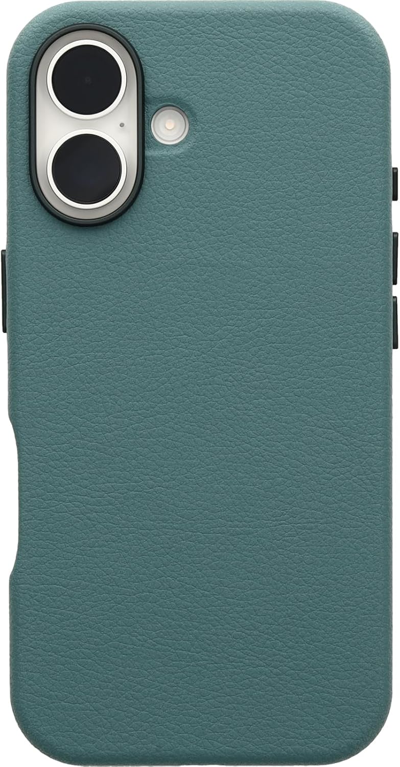 OtterBox SYMMETRY SERIES Cactus Leather  Case for iPhone 16 - Sagebrush (Green) (Certified Refurbished)