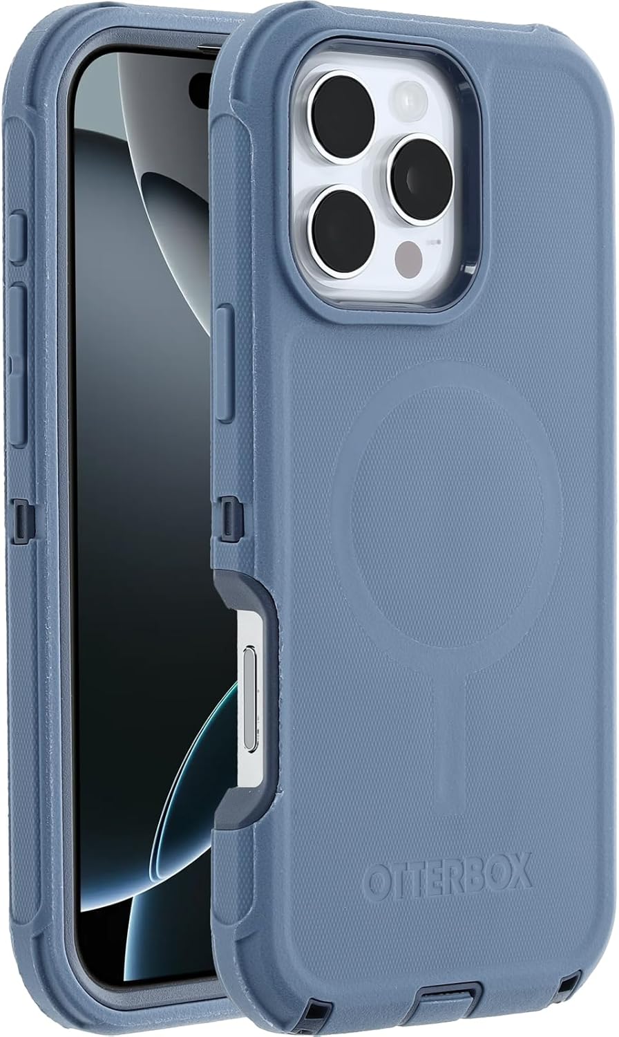 OtterBox COMMUTER SERIES Case for iPhone 16 Pro Max - Baby Blue Jeans (Blue) (Certified Refurbished)