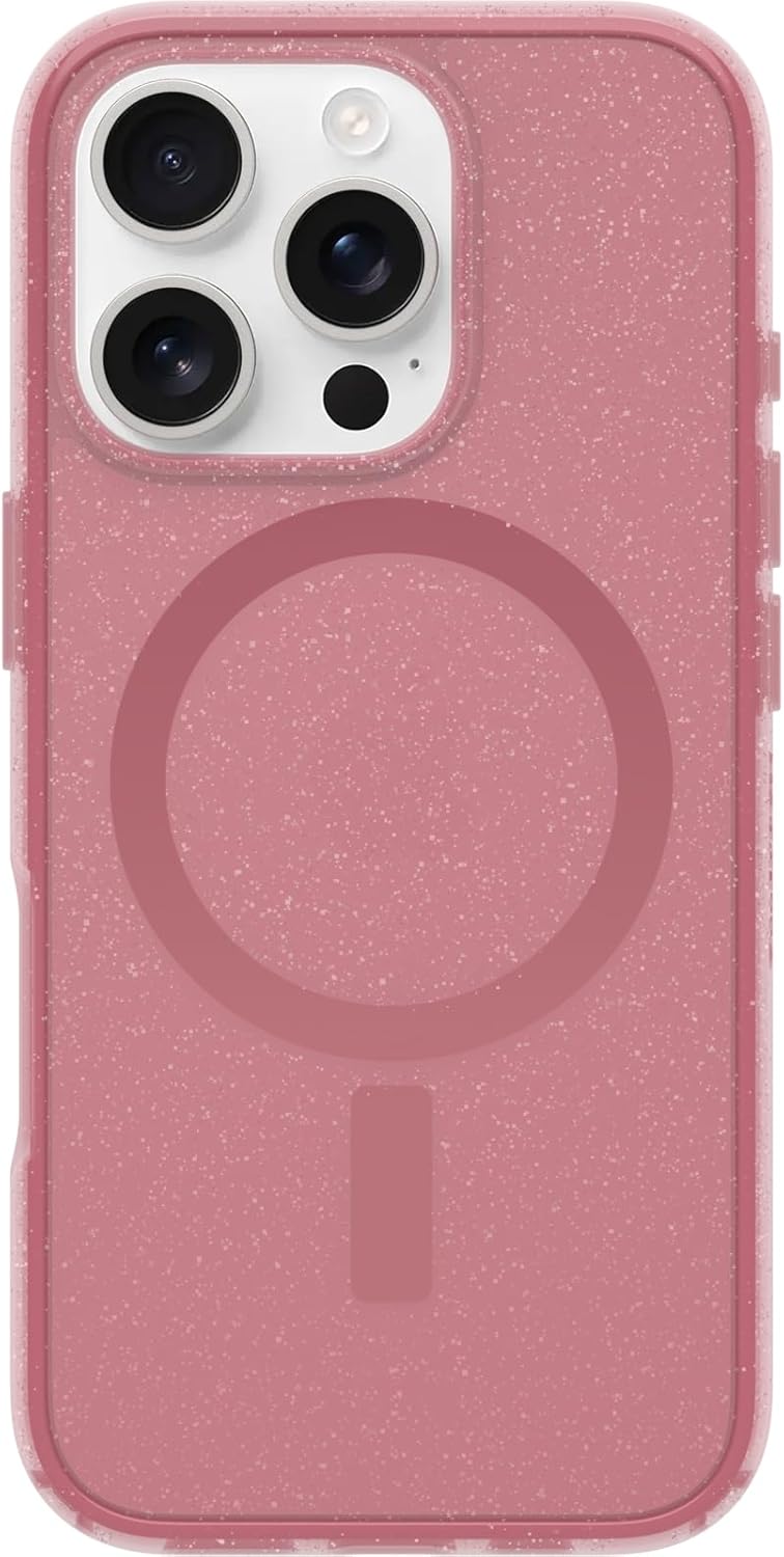 OtterBox SYMMETRY SERIES Clear Case for iPhone 16 Pro - Foxberry (Pink) (Certified Refurbished)