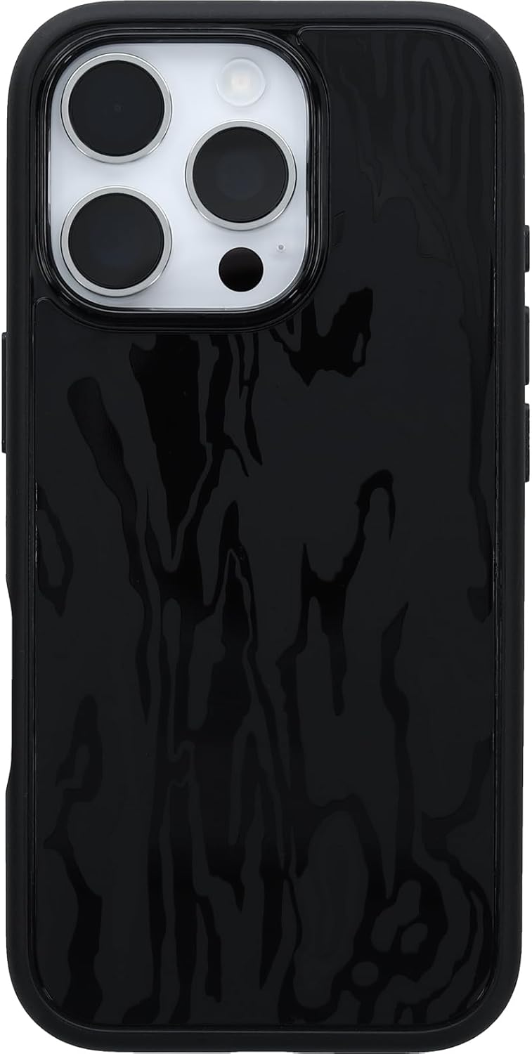 OtterBox SYMMETRY SERIES Case for iPhone 16 Pro - Spruce Bark (Black) (Certified Refurbished)