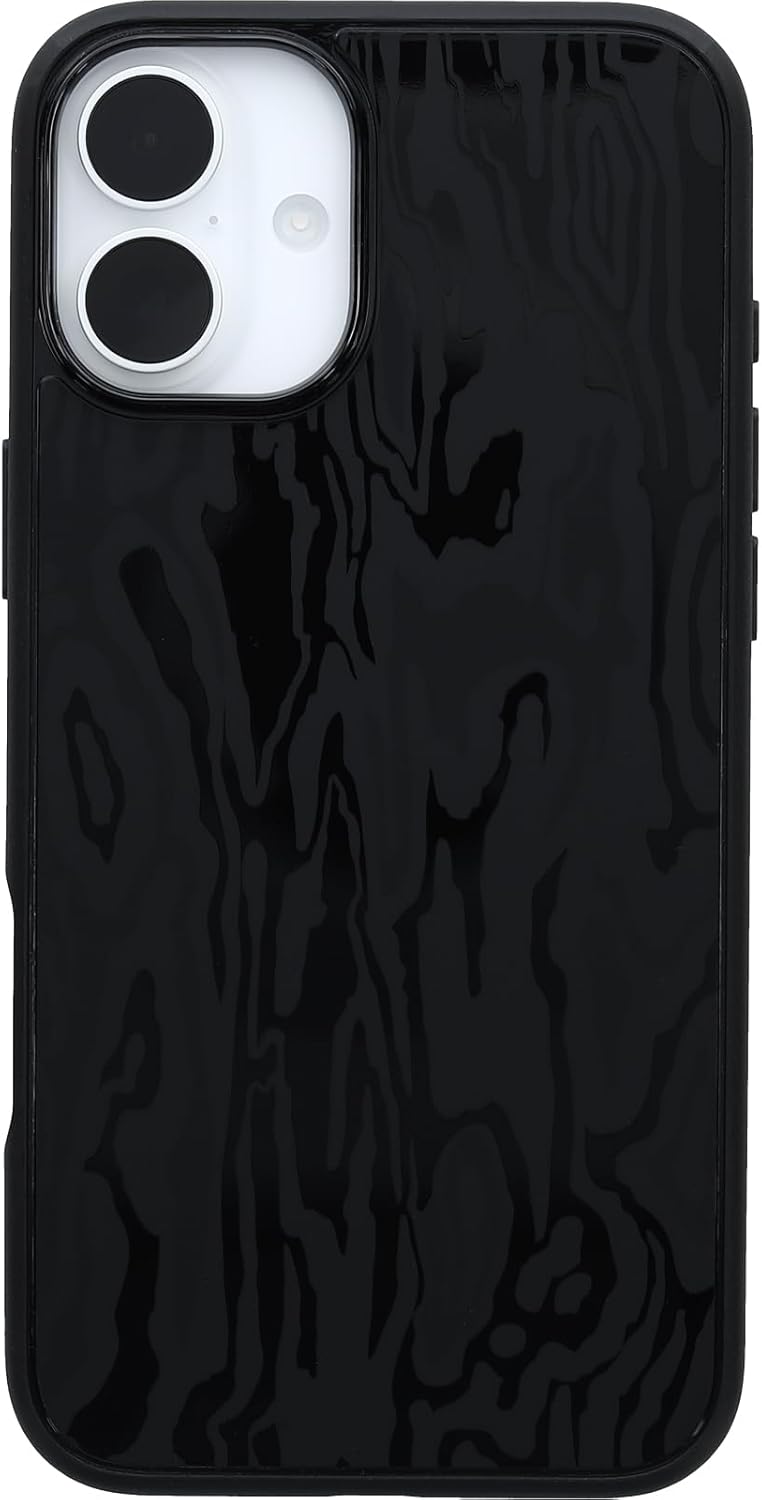 OtterBox SYMMETRY SERIES Case for iPhone 16 Plus - Spruce Bark (Black) (Certified Refurbished)