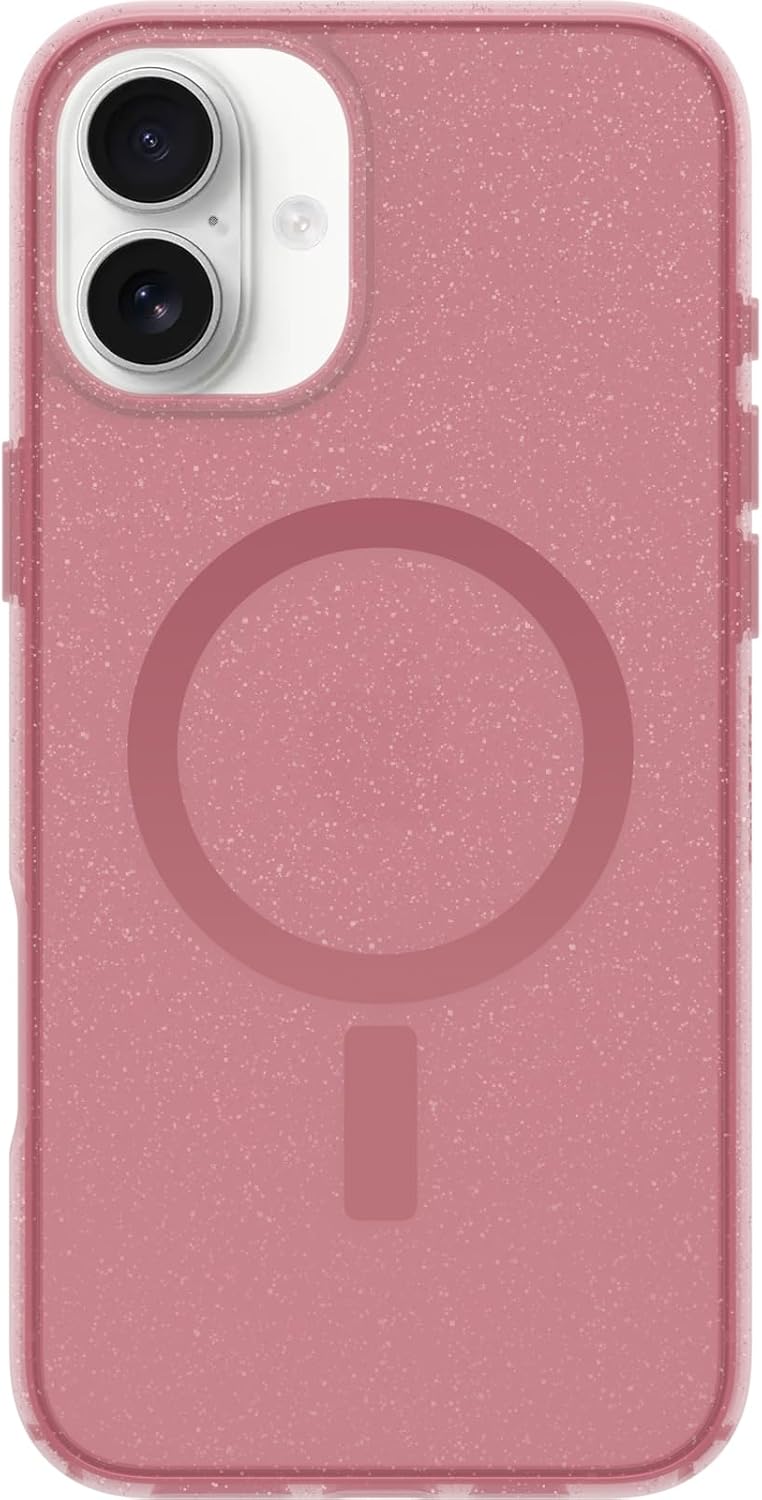 OtterBox SYMMETRY SERIES Clear Case for iPhone 16 Plus - Foxberry (Pink) (Certified Refurbished)