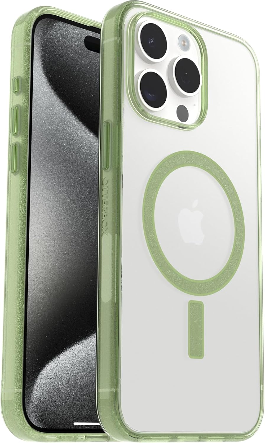OtterBox LUMEN SERIES for MagSafe Apple iPhone 15 Pro Max - Moray (Green) (Certified Refurbished)