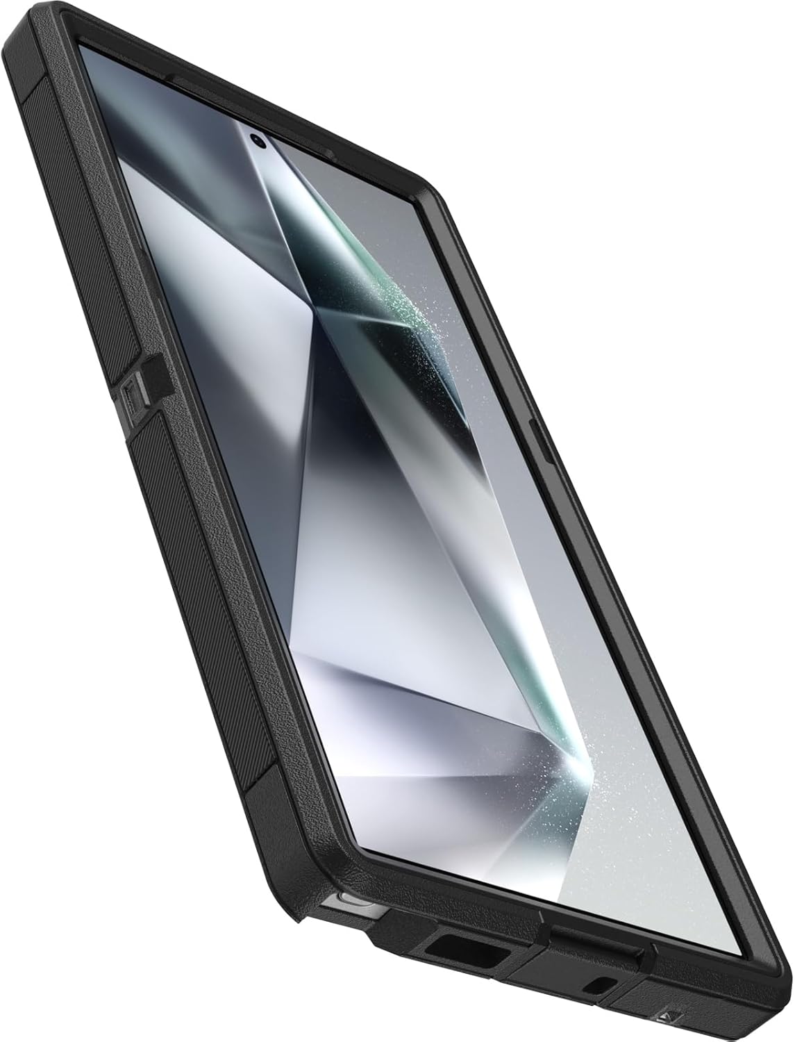 OtterBox DEFENDER SERIES XT Clear Case for Galaxy S24 Ultra - Dark Side (Clear / Black) (New)