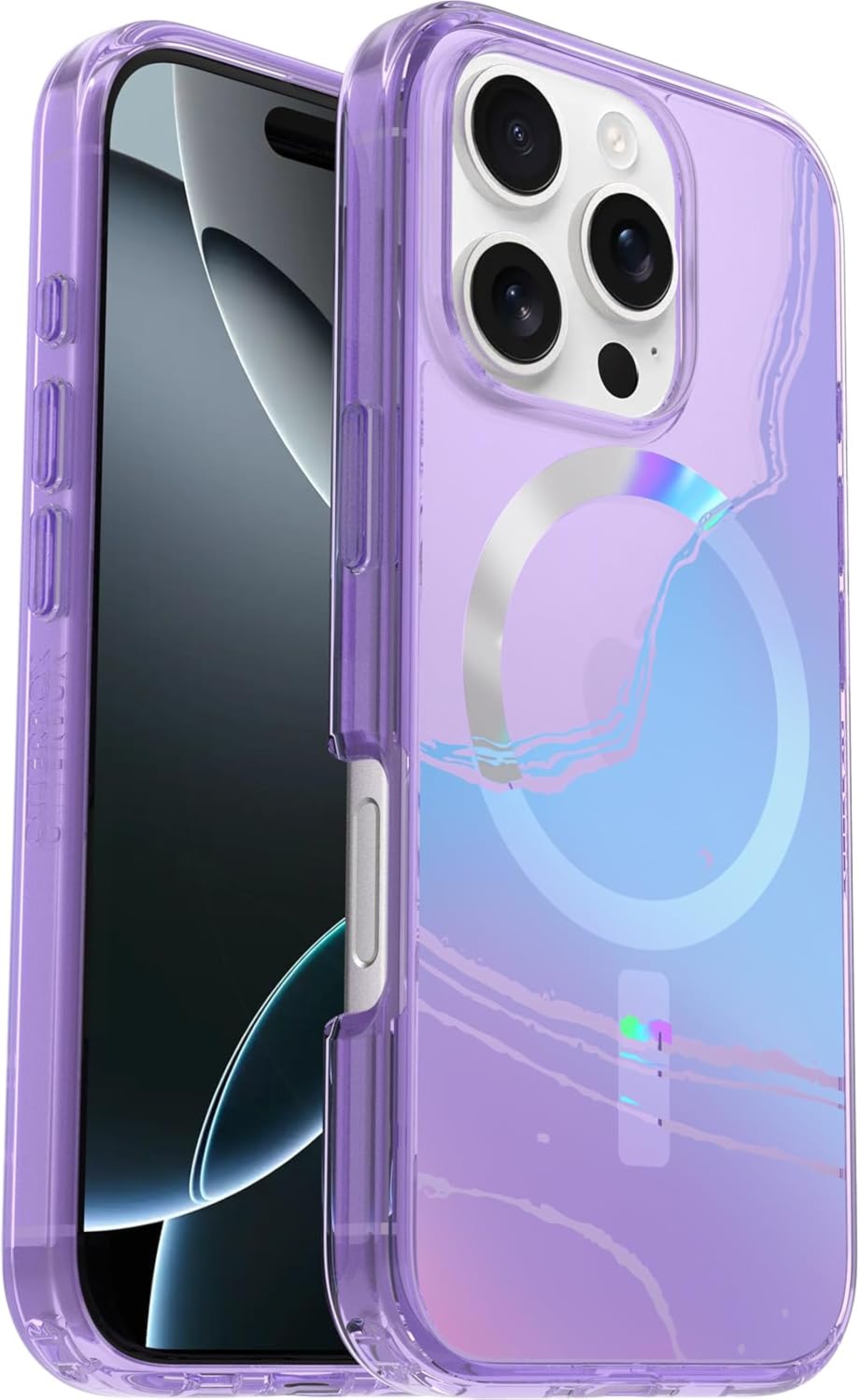 OtterBox SYMMETRY SERIES Clear Case for MagSafe iPhone 16 Pro - Galactic Dreaming (Certified Refurbished)