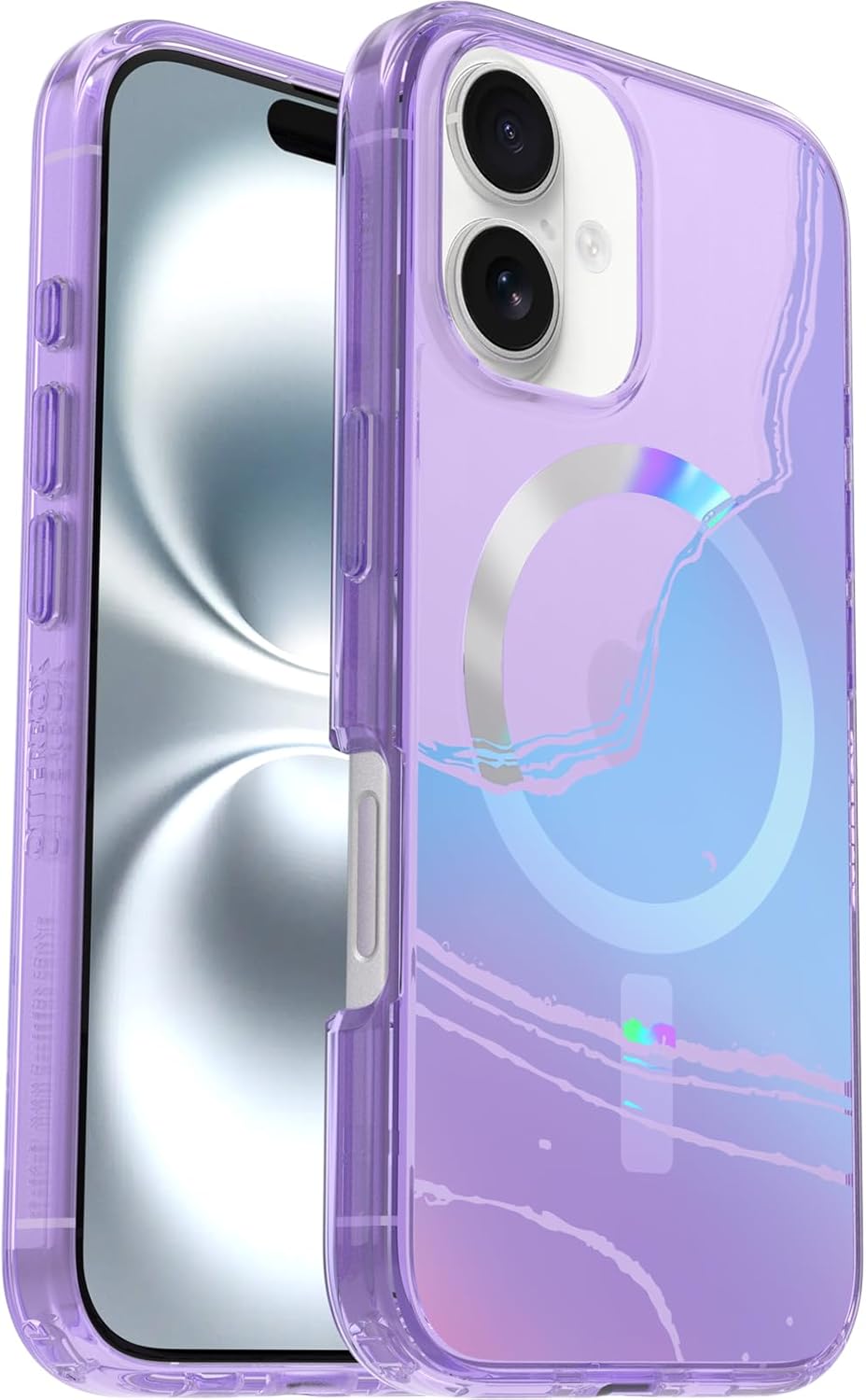 OtterBox SYMMETRY SERIES Clear Case for MagSafe iPhone 16 - Galactic Dreaming (Certified Refurbished)