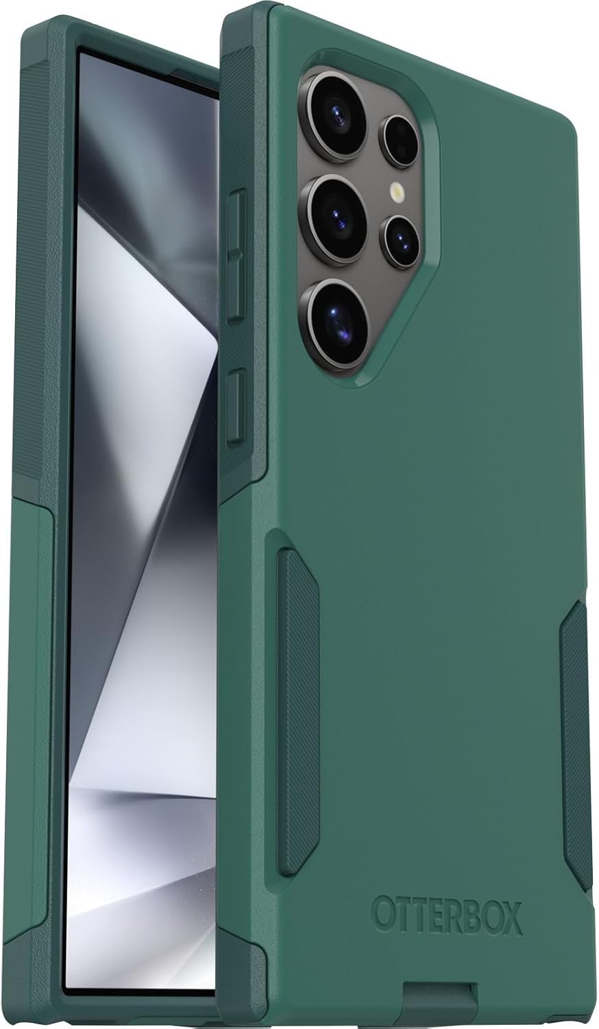 OtterBox COMMUTER SERIES Case for Galaxy S24 Ultra - Get Your Greens (Green) (Renewed)