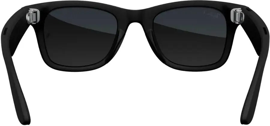 Ray-Ban Meta Wayfarer Matte Black AI Large Glasses with Gradient Graphite (Polarized)(Certified Refurbished)