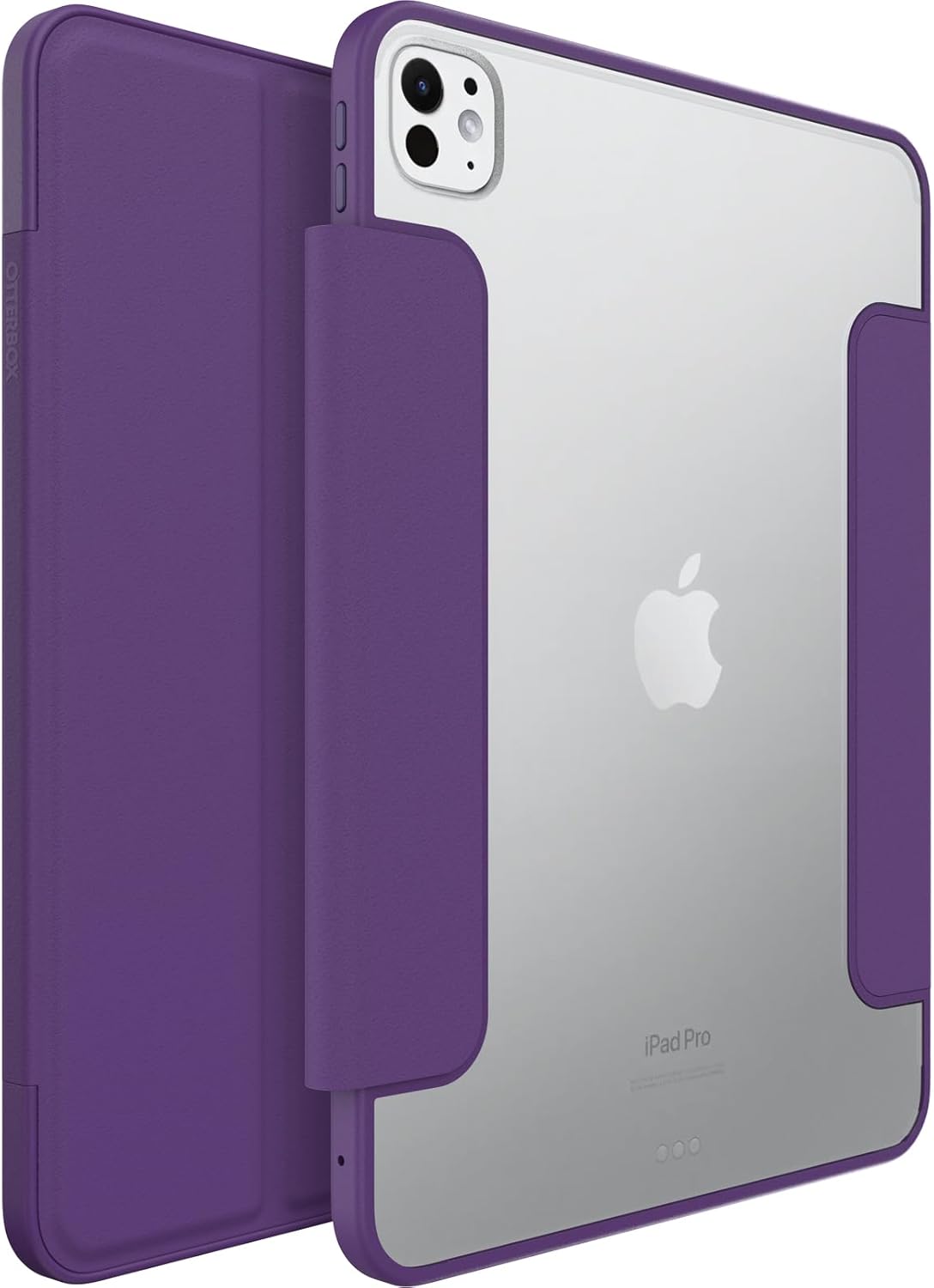 OtterBox SYMMETRY SERIES 360 Folio Case for iPad Pro 13" (M4) - Figment (Clear / Purple) (Renewed)