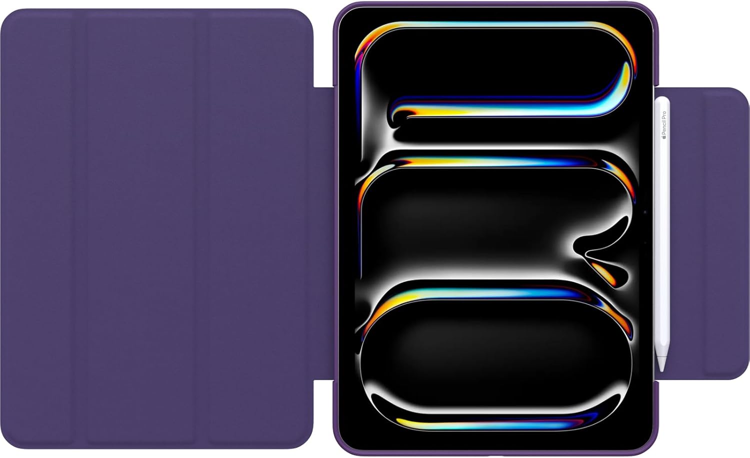 OtterBox SYMMETRY SERIES 360 Folio Case for iPad Pro 13" (M4) - Figment (Clear / Purple) (Renewed)