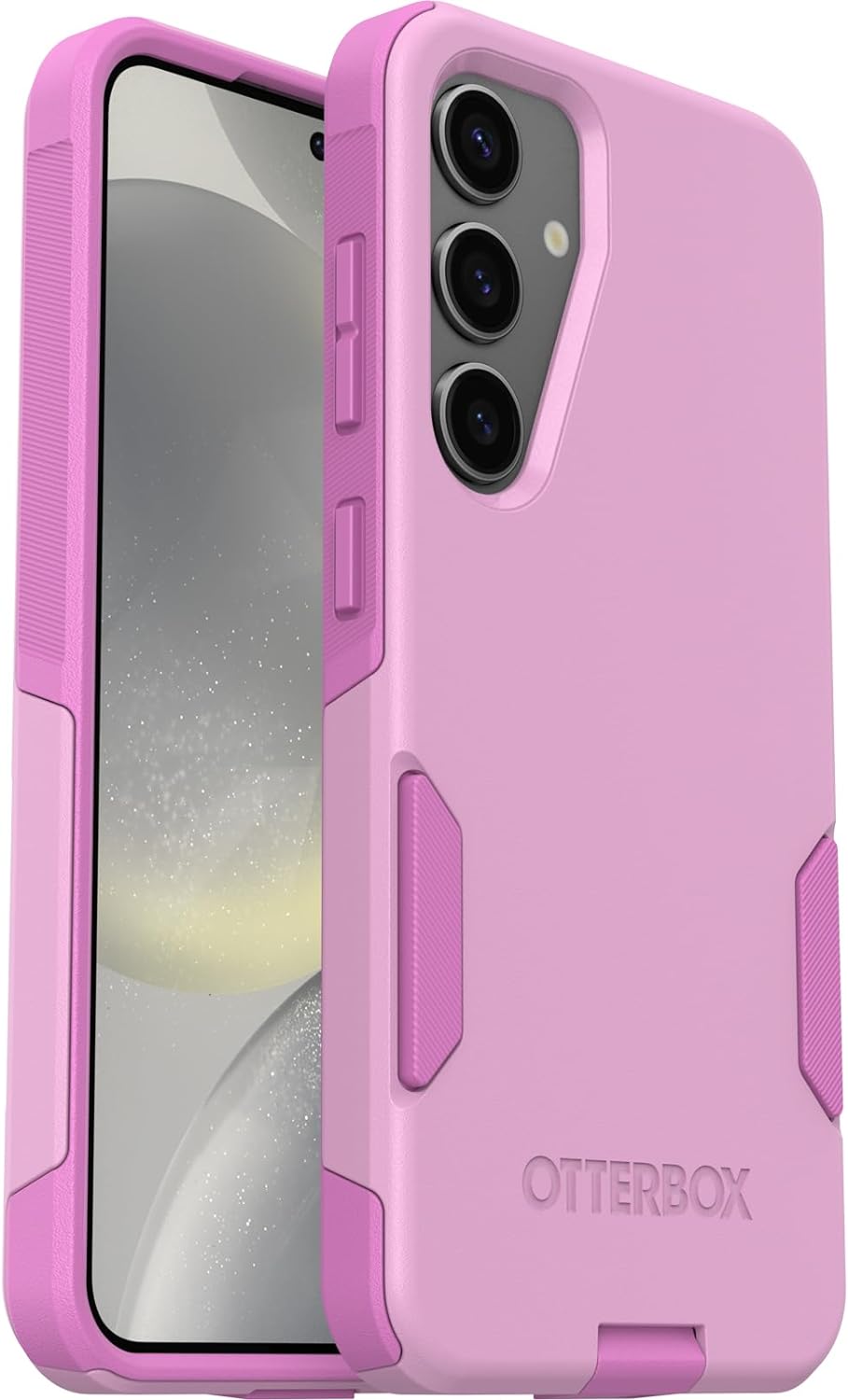 OtterBox COMMUTER SERIES Case for Galaxy S24 - Run Wildflower (Pink) (Certified Refurbished)