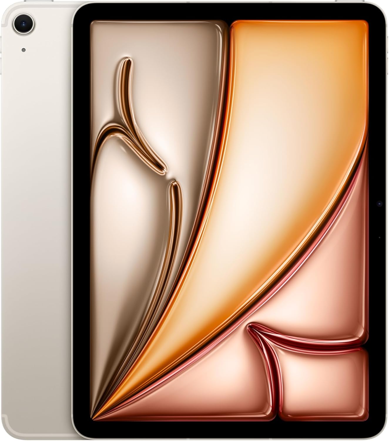 Apple iPad Air (7th Gen, 11", M3) 128GB (Wifi + Unlocked LTE) - Starlight (Refurbished)
