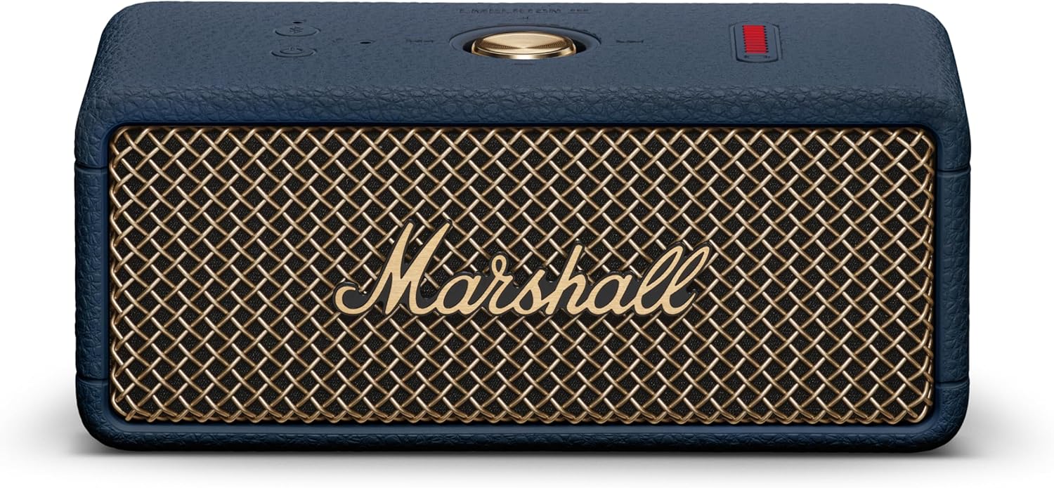 Marshall Emberton III Portable Bluetooth Speaker - Midnight Blue (Renewed)