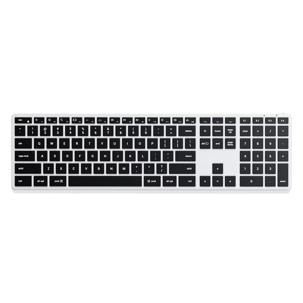 Satechi Slim X3 Bluetooth Backlit Keyboard for Mac - Silver (Certified Refurbished)