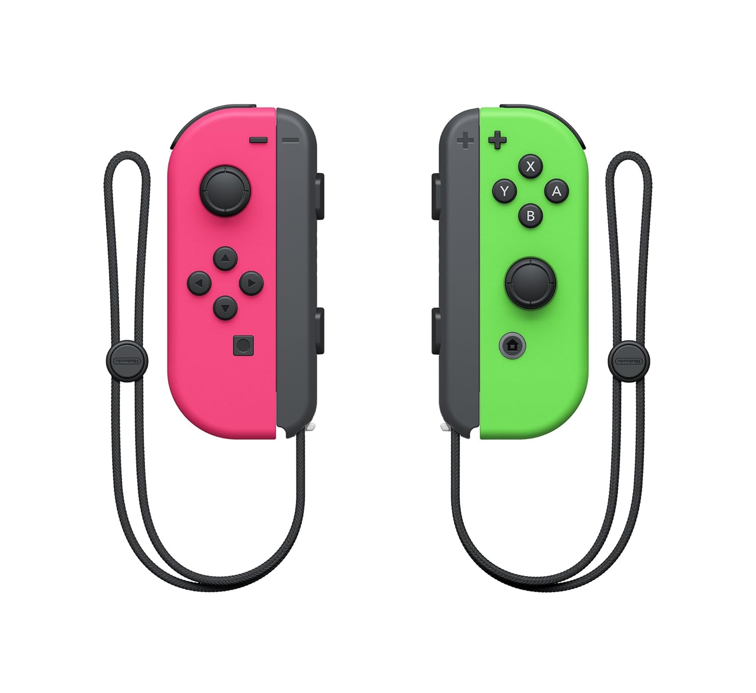 Nintendo Switch Joy-Con (L/R) Wireless Controllers - Neon Pink/Neon Green (Renewed)