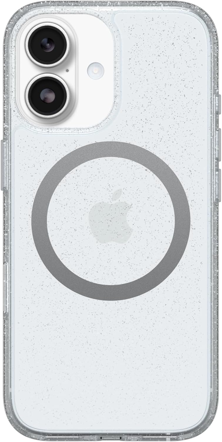 OtterBox SYMMETRY SERIES Clear Camera Control Case for iPhone 17 - Stardust (Renewed)