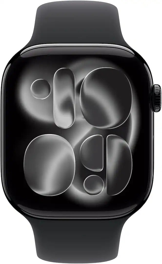 Apple Watch S11 (GPS + LTE) 46MM Natural Titanium Case Stone Gray Sport Band (Renewed)