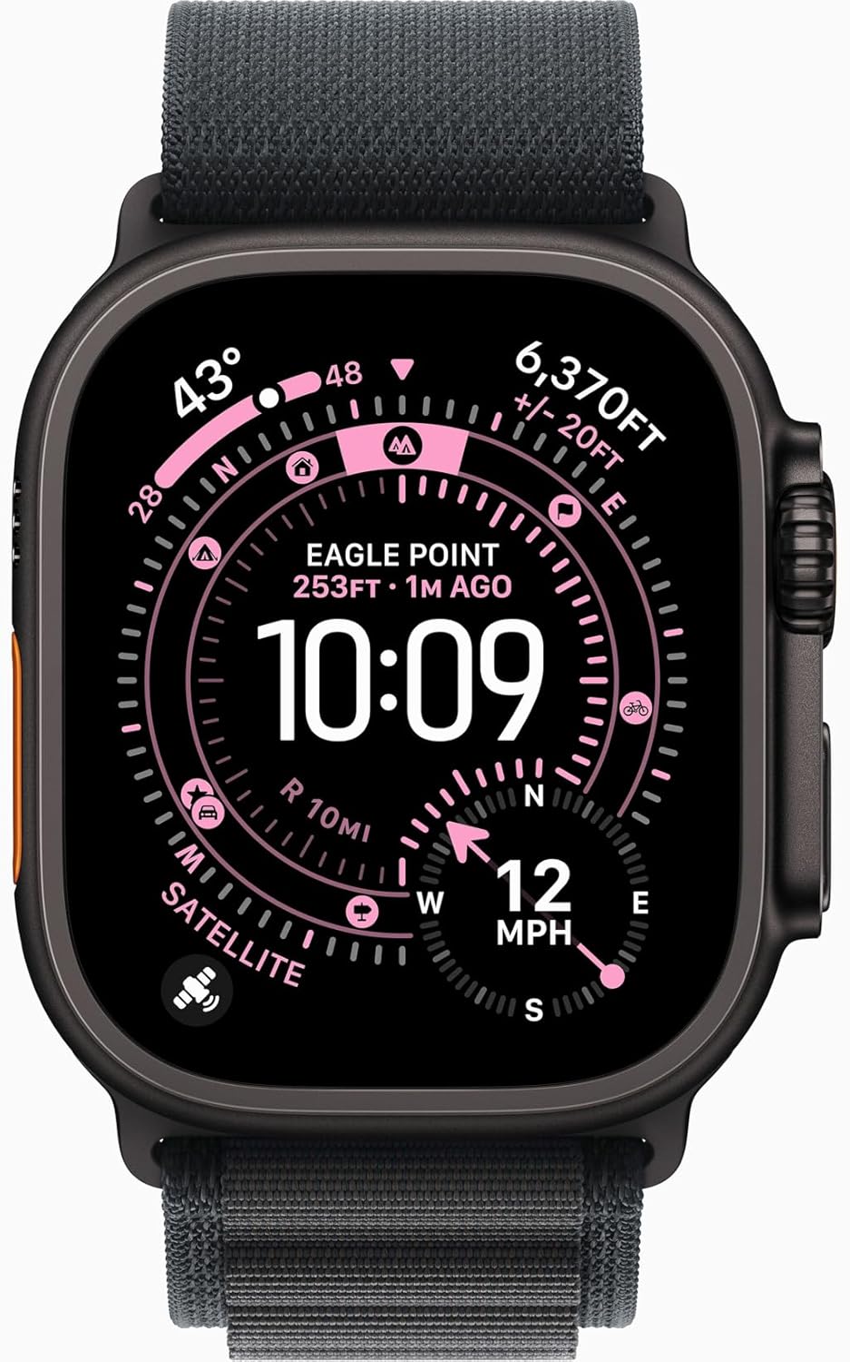 Apple Watch Ultra 3 (GPS + LTE) 49MM Black Titanium Case Black Alpine Loop (Pre-Owned)