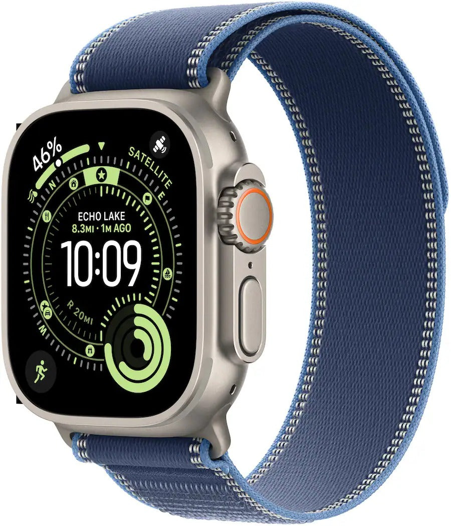 Apple Watch Ultra 3 (GPS + LTE) 49MM Titanium Case Blue/Bright Blue Trail Loop (Pre-Owned)