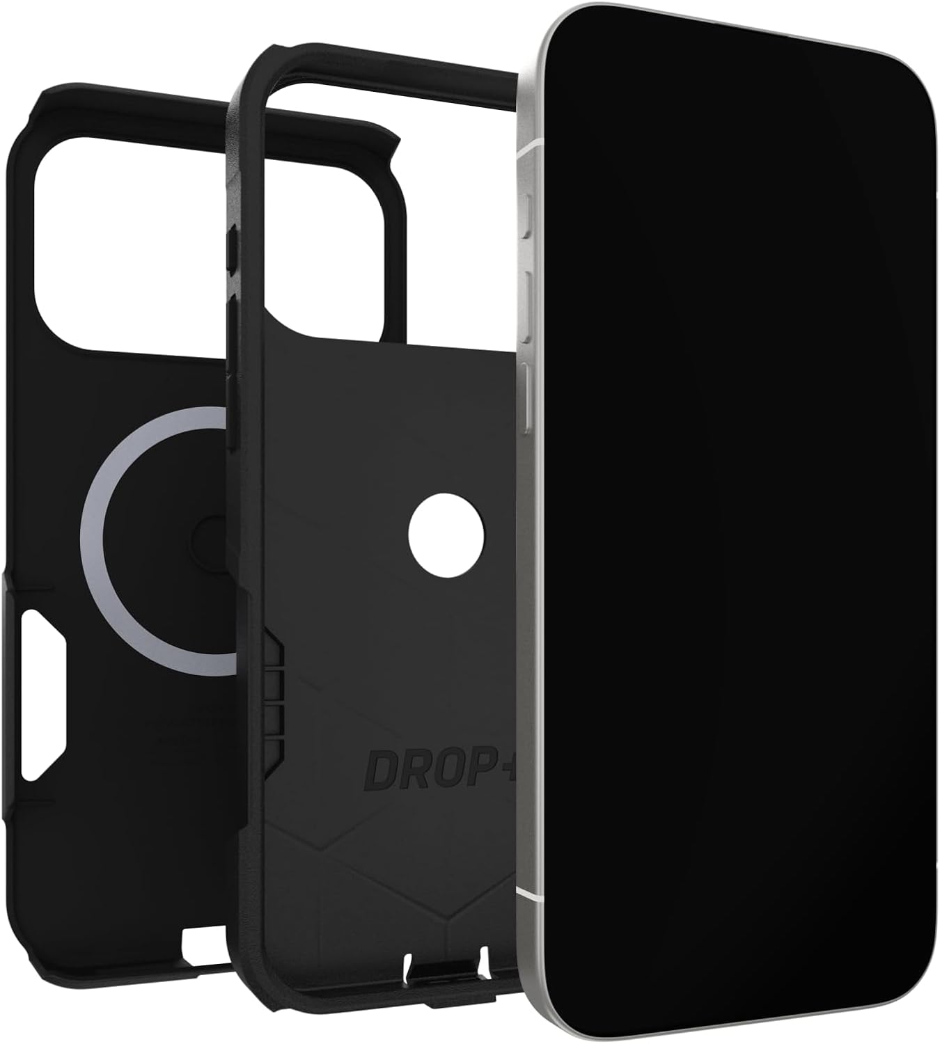 OtterBox COMMUTER SERIES Magsafe Camera Control Case for iPhone 17 Pro Max - Black (Renewed)