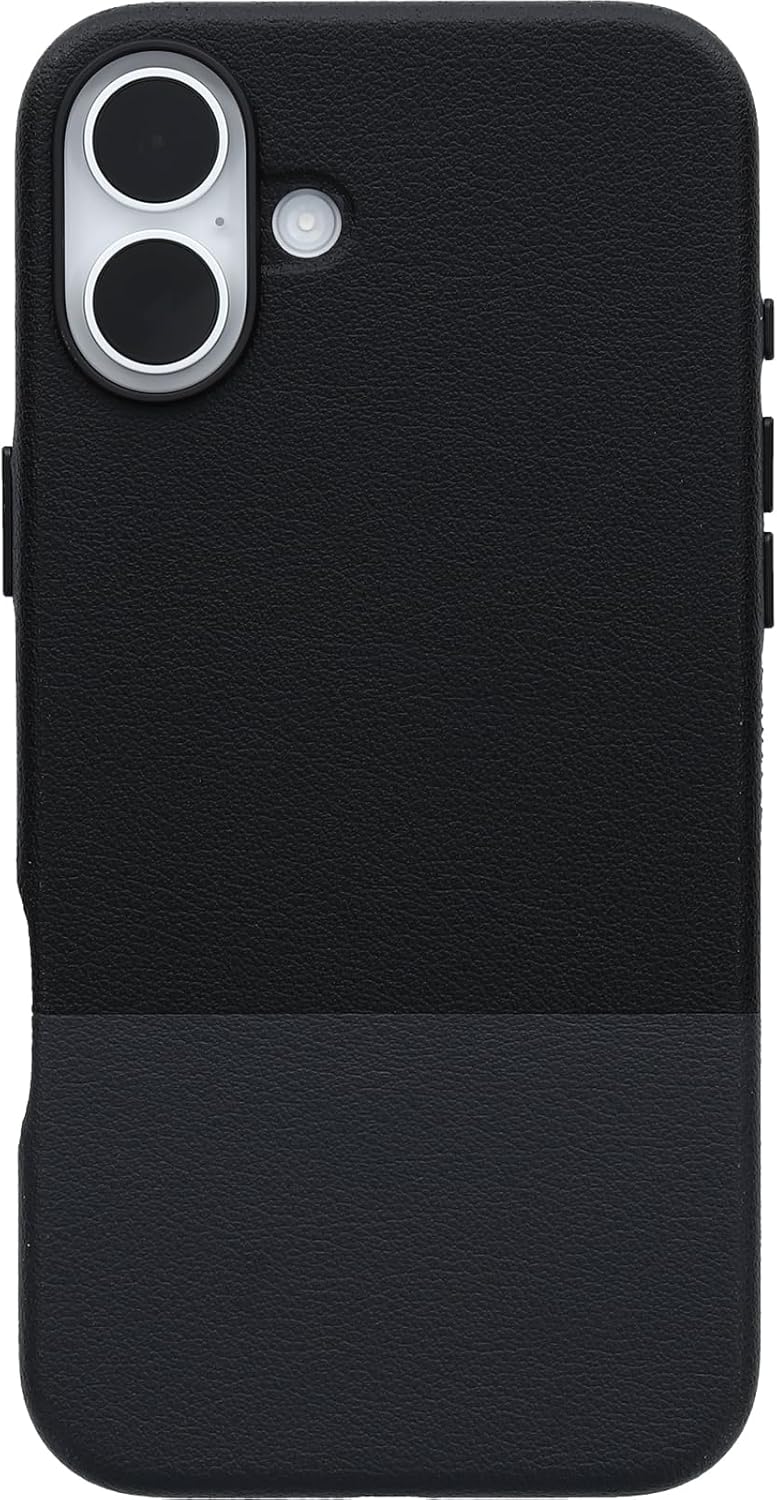 OtterBox STATEMENT SERIES Cactus Leather Case for iPhone 16 Plus - Desert Dusk (Black) (Renewed)