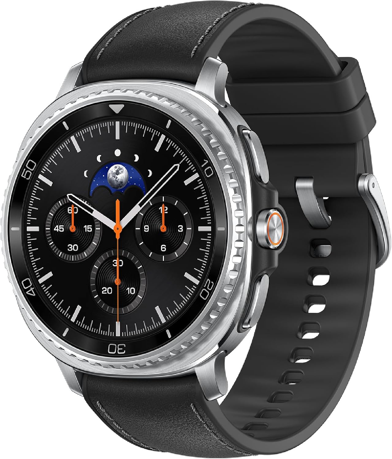 Samsung Galaxy Watch8 Classic (Wifi+ LTE) 46MM Black Black Hybrid Eco-Leather Band (Renewed)