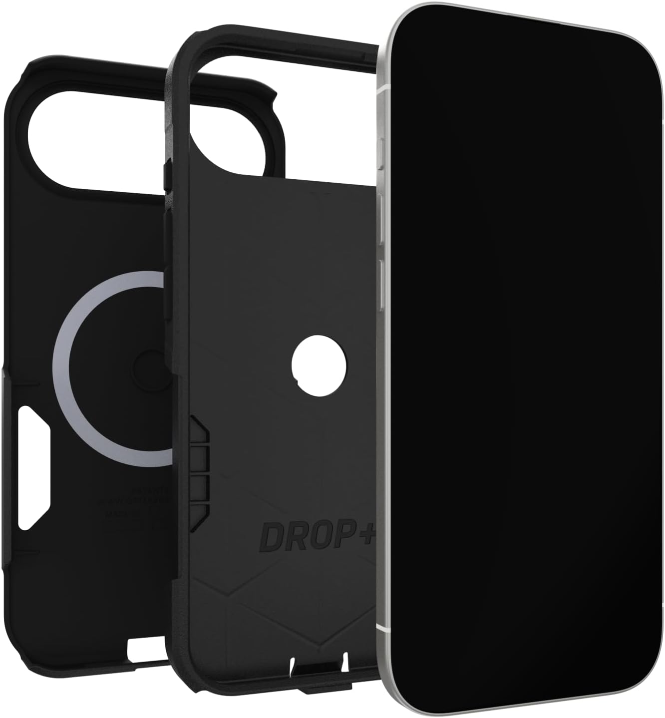 OtterBox COMMUTER SERIES Magsafe  Camera Control Case for iPhone Air - Black (Renewed)